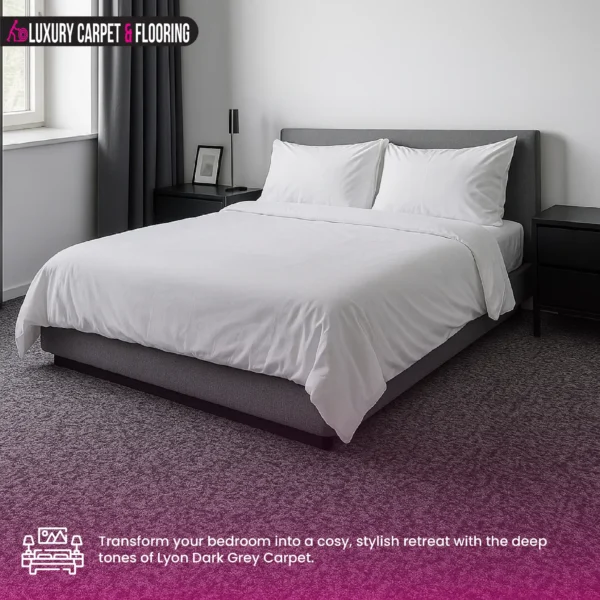 Lyon Dark Grey Carpet with Free Fitting - Image 6