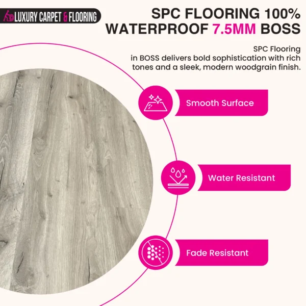 SPC Flooring 7.5mm Waterproof with Unilin Click System - Image 2