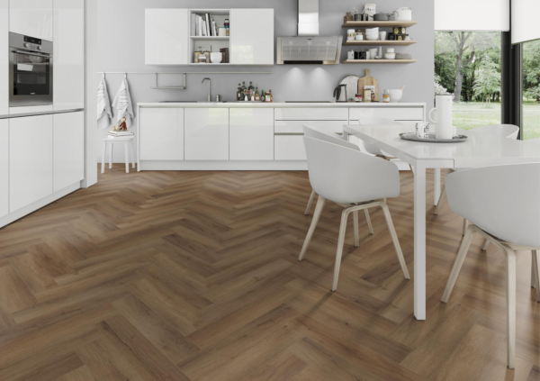 Lignum Core Truffle Oak Herringbone - Image 2