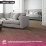 AlbO Patin Oak Herringbone Laminate Flooring – 12mm | Lignum Fusion