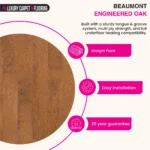 Beaumont Engineered Oak – Plank Engineered Wood Flooring - Image 3