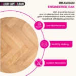Bramham Engineered Oak – Herringbone Engineered Wood Flooring - Image 2