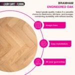 Bramham Engineered Oak – Herringbone Engineered Wood Flooring - Image 3