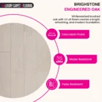 Brighstone Engineered Oak – Plank Engineered Wood Flooring - Image 2