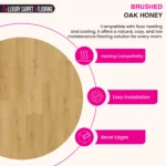 Brushed Oak Honey Medium – Plank LVT Flooring - Image 4