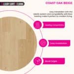 Coast Oak Beige – Plank Vinyl Flooring - Image 4