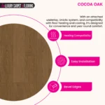 Cocoa Oak Dark Brown – Plank Luxury Vinyl Flooring - Image 4