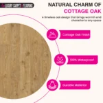 Cottage Oak Natural – Plank Vinyl Flooring - Image 2