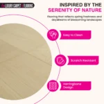 White Creamy Oak Extra Matt – Herringbone Engineered Wood Flooring - Image 2