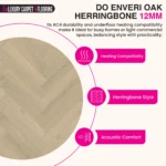 DO Enveri Oak Herringbone 12mm | Lignum Fusion Flooring - Image 2