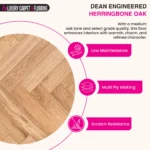 Dean Engineered Herringbone Oak – Engineered Wood Flooring - Image 3