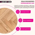 Dean Engineered Herringbone Oak – Engineered Wood Flooring - Image 4