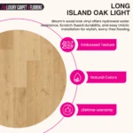 Elegant Oak Natural – Waterproof Medium Plank LVT Flooring - Image 2