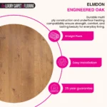 Elmdon Engineered Oak – Plank Engineered Wood Flooring - Image 4
