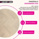 Ennerdale Engineered Oak – Herringbone Engineered Wood Flooring - Image 3