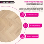 Friston Engineered Herringbone Oak – Engineered Wood Flooring - Image 3