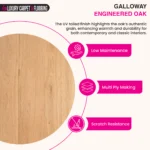 Galloway Engineered Oak – Plank Engineered Wood Flooring - Image 3