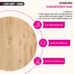 Gisburn Engineered Oak – Plank Engineered Wood Flooring - Image 3