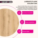 LP332 Golden Oak – Plank Laminate Flooring - Image 3