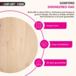 Gosford Engineered Oak – Plank Engineered Wood Flooring - Image 3
