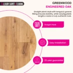 Greenwood Engineered Oak – Plank Engineered Wood Flooring - Image 4