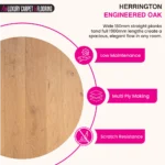 Herrington Engineered Oak – Plank Engineered Wood Flooring - Image 2