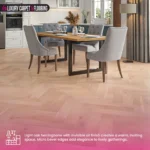 Invisible Oil Oak Herringbone – 10mm Engineered Wood Flooring - Image 4