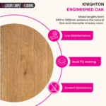 Knighton Engineered Oak – Plank Engineered Wood Flooring - Image 2
