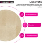 Beige Limestone – Tile Laminate Flooring - Image 3