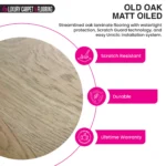 Old Oak Matt Oiled – Plank LVT Flooring - Image 3