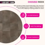 Oxidized Rock Dark Grey – Small Tile Vinyl Flooring - Image 2