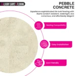 Pebble Concrete Beige – Tile LVT Flooring - Image 4