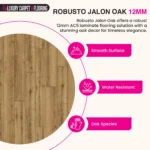Robusto Jalon Oak – 12mm AC5 Plank Laminate Flooring – Durable & Stylish - Image 2