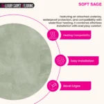 Soft Sage Green – LVT Tile Flooring - Image 3