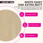 White Daisy Oak Extra Matt – Plank Engineered Wood Flooring - Image 2