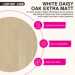 White Daisy Oak Extra Matt – Plank Engineered Wood Flooring - Image 4