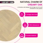 White Creamy Oak Extra Matt – Herringbone Engineered Wood Flooring