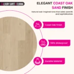 Coast Oak Sand – Waterproof Click Plank Vinyl Flooring