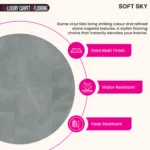 Soft Sky Blue – LVT Tile Flooring
