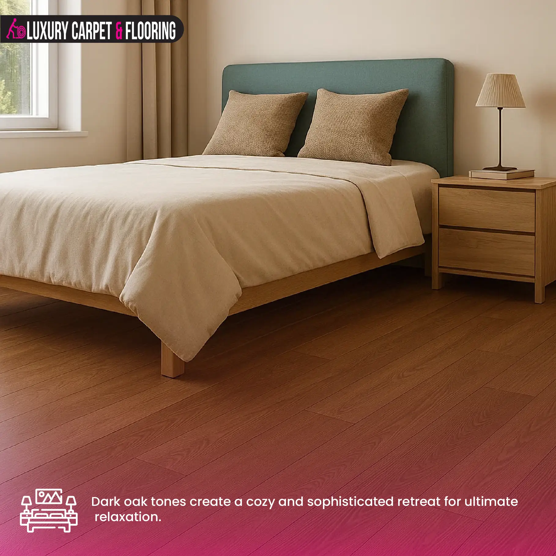a2 Cocoa Oak Dark Brown – Plank Luxury Vinyl Flooring - Image 1