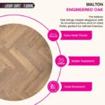 Malton Engineered Oak – Herringbone Engineered Wood Flooring