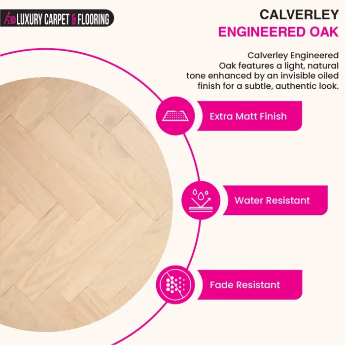 a2 Calverley Engineered Oak – Herringbone Engineered Wood Flooring - Image 1