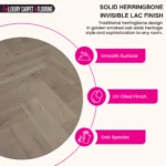 OSH180 Solid Herringbone – Invisible Lacquer Solid Wood Flooring