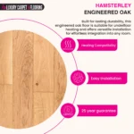 Hamsterley Engineered Oak – Plank Engineered Wood Flooring - Image 3