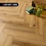 Warm Oak Rigid Core SPC LVT Flooring with Natural Wood Appearance