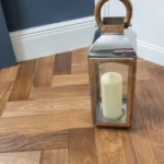 MAYFAIR - 100 SMOKED BRUSHED & LACQUERED Herringbone Flooring