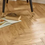 MAYFAIR - 90 NATURAL BRUSHED & LACQUERED Herringbone Flooring