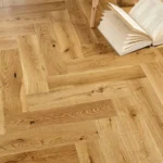 MAYFAIR - 90 NATURAL UV LACQUERED Herringbone Flooring